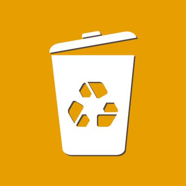 Çöp işareti simgesi.