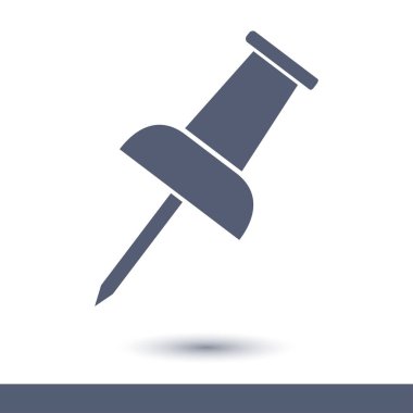 PIN işareti simgesi itmek.