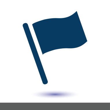 Bayrak işaretçi işareti simgesi.