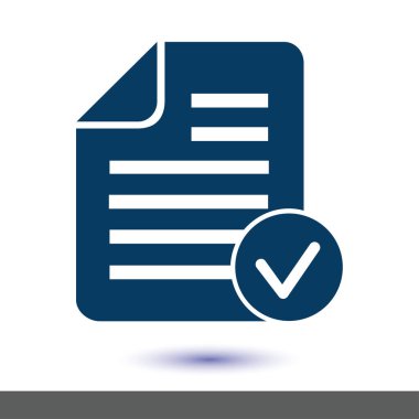 Belge işareti simgesi.