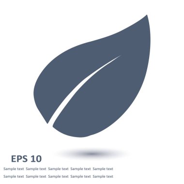 Yaprak işareti simgesi.