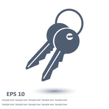 Kilit işareti simgesi.