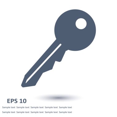 Kilit işareti simgesi.