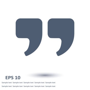 Konuşma işareti simgesi.