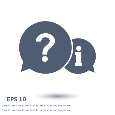 ünlem işareti ve soru mesajları.