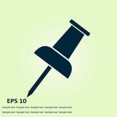 PIN işareti simgesi itmek.