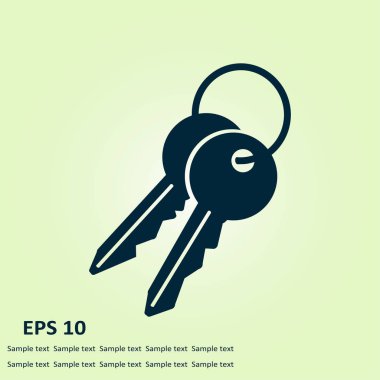 Kilit işareti simgesi.