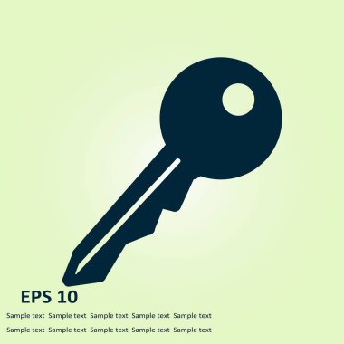 Kilit işareti simgesi.