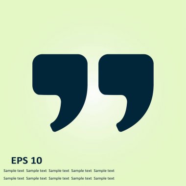 Konuşma işareti simgesi.