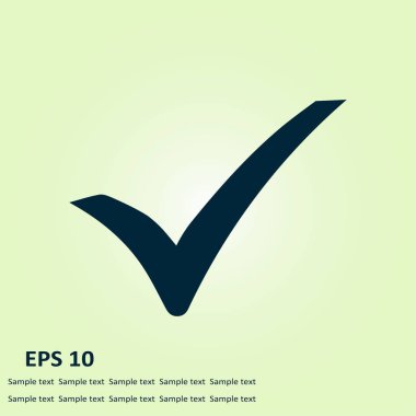 onay işareti simgesi.