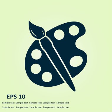 Paleti işareti simgesi.