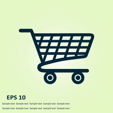 alışveriş grafik simgesi.