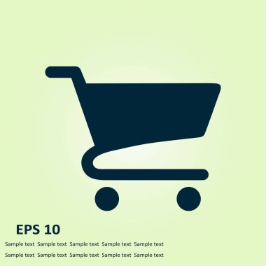 alışveriş grafik simgesi.