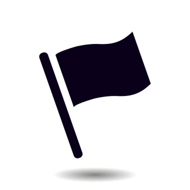 Bayrak işaretçi işareti simgesi.