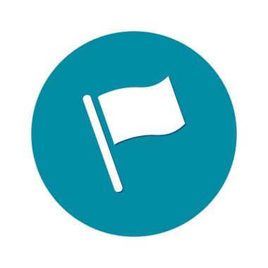 Bayrak işaretçi işareti simgesi.