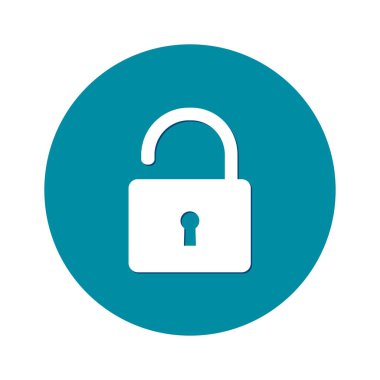 İşareti simgesi kilidini.