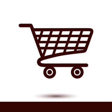 alışveriş grafik simgesi.