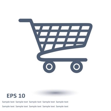 alışveriş grafik simgesi.