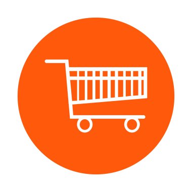 alışveriş grafik simgesi.