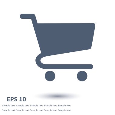 alışveriş grafik simgesi.