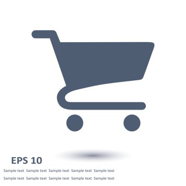 alışveriş grafik simgesi.