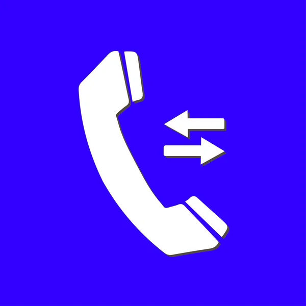 Телефонний знак сімбол — стоковий вектор