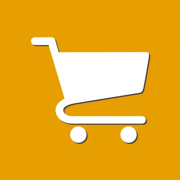 Icono de la carta de compras . — Vector de stock