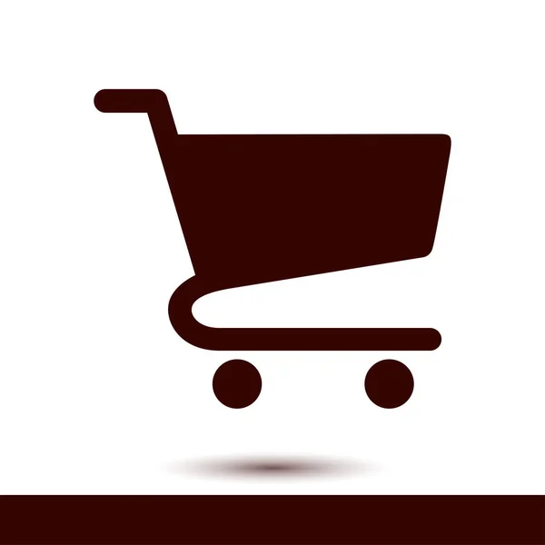 Icono de la carta de compras . — Vector de stock