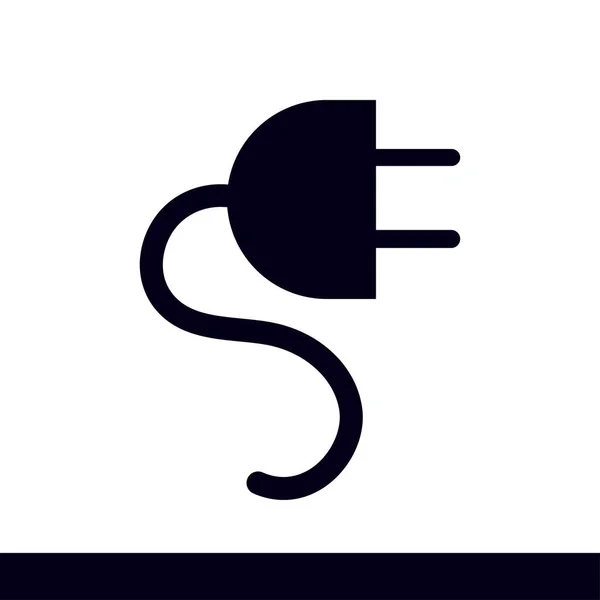 Elektrische stekker pictogram — Stockvector