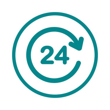 Saat bir gün simgesini açın..