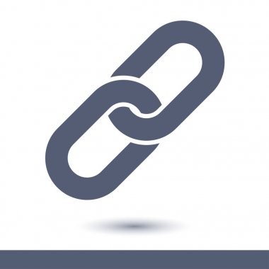 Zincir işareti simgesi.