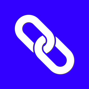 Zincir işareti simgesi.