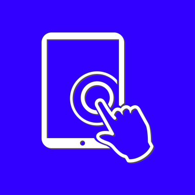 Touchpad işareti simgesi.