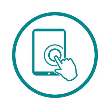 Touchpad işareti simgesi.