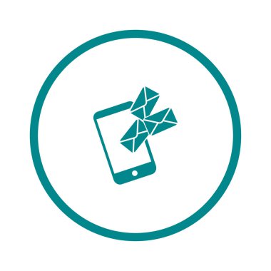 Mobil adres işareti.