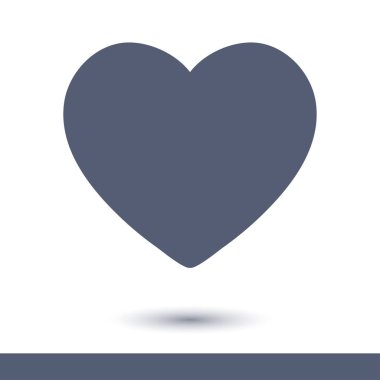 Kalp işareti simgesi.