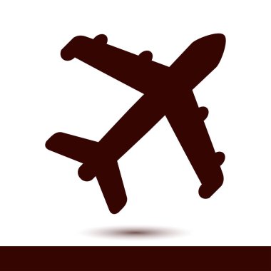 Uçak işareti simgesi.