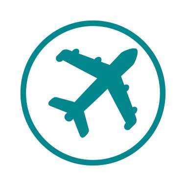 Uçak işareti simgesi.