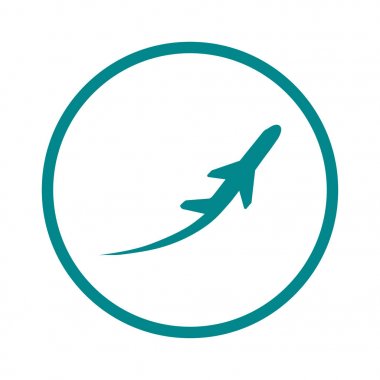 Seyahat işareti simgesi.