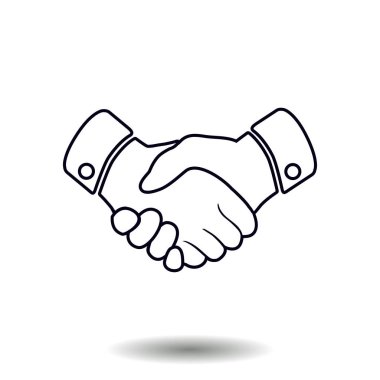 El sıkışma işareti simgesi.