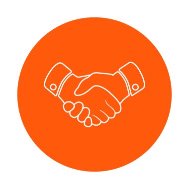 El sıkışma işareti simgesi.