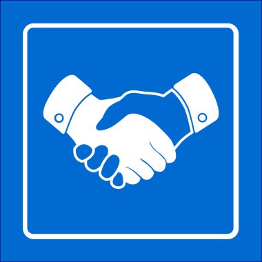 El sıkışma işareti simgesi.