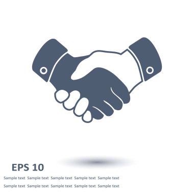 El sıkışma işareti simgesi.