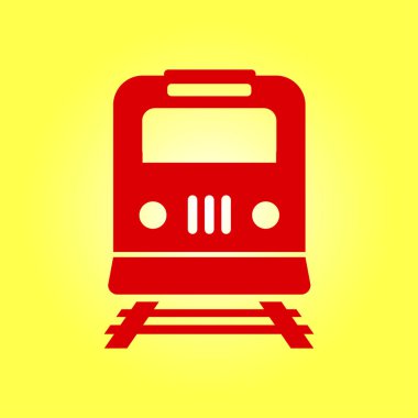 Tren işareti simgesi.