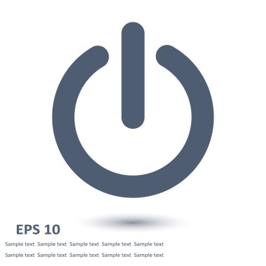 Güç işareti simgesi.