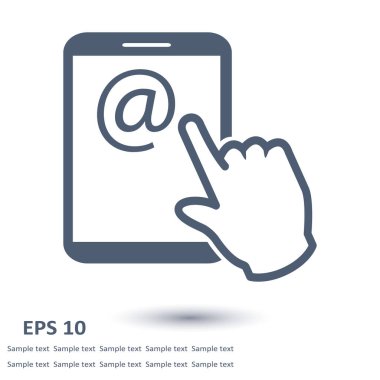 Touchpad işareti simgesi.