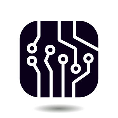 Mikroçip işareti simgesi.