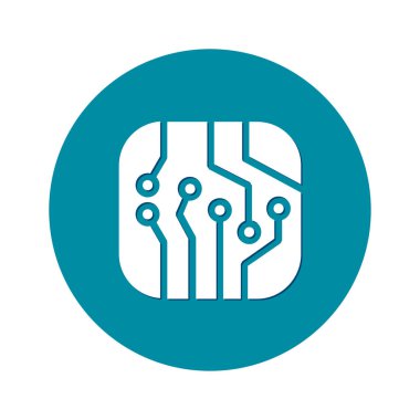 Mikroçip işareti simgesi.