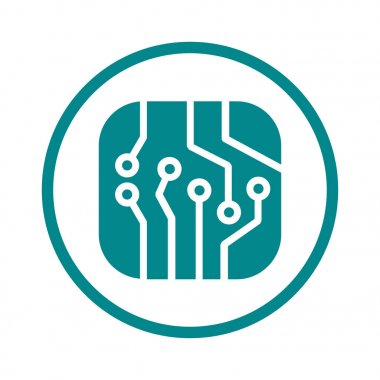 Mikroçip işareti simgesi.