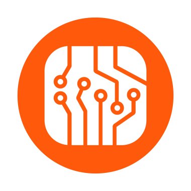 Mikroçip işareti simgesi.